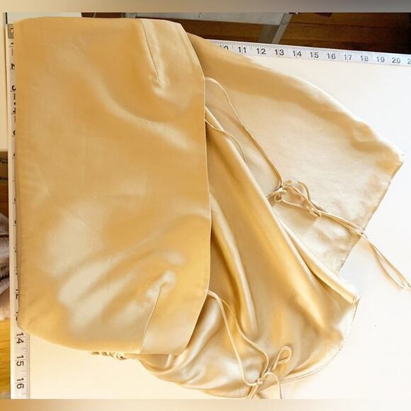 Amanda Uprichard chiara dress in earth. Silk - Picture 14 of 16